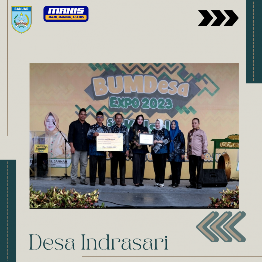 Bumdes Mulia Sari Desa Indrasari Meraih Juara 2 Lomba Bumdes Provinsi Kalimantan Selatan 